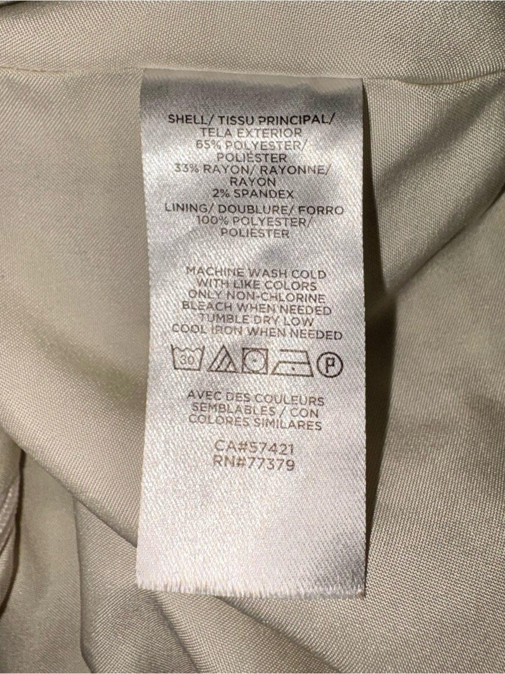 Ann Taylor Factory Plaid Button Front Skirt - Picture 5 of 7